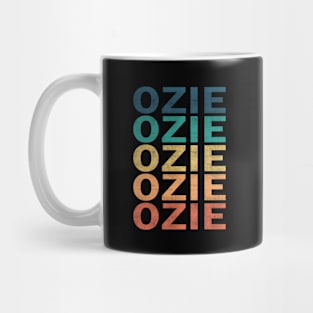 Ozie Name T Shirt - Ozie Vintage Retro Name Gift Item Tee Mug